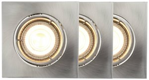 Lampa łazienkowa LED do wbudowania Nordlux Carina 2015680155 LED GU10  nikiel