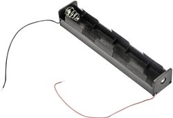 Komora baterii MPD BH13CW 3 x C (R14), Kabel, (D x S x W) 146 x 29 x 25 mm