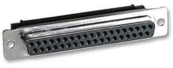 Listwa żeńska D-Sub MH Connectors MH10578, rzędy: 2, styki: 37, 180 °, 1 szt.