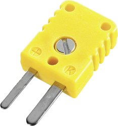 Złącze miniaturowe męskie B+B Thermotechnik NST 1200, zkres od -50 - +120 °C, żółte