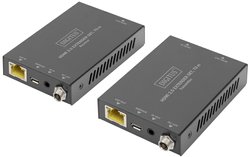 adapter HDMI, RJ45 Digitus DS-55506 DS-55506, [1x złącze żeńskie HDMI - 2x złącze żeńskie HDMI]