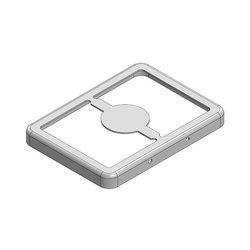 20,9 x 15,3 x 2 mm, dwuczęściowa, ciągniona bez szwu osłona RF/osłona EMI FRAME (CRS) Ekranowa rama osłonowa Masach TECH EMI/RFI-Abschirmung MS209-20F, 1 szt.