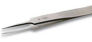 Precyzyjna pęseta z bardzo cienkimi końcówkami, odpowiednia do bardzo cienkich drutów Pęseta precyzyjna Weller Erem® 5SA 115 mm