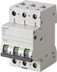 Wyłącznik automatyczny Siemens 5SL4320-7, 3 styki, 400 V, 20 A