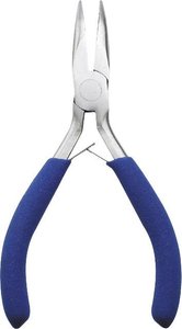 Szczypce półokrągłe dla elektroników, wygięte Szczypce podłużne   M10804 120 mm