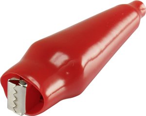 Zacisk krokodylowy TRU COMPONENTS 93038c51 1386721  Długość: 65 mm niebieski 1 szt.
