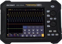 Skopometr VOLTCRAFT DSO-5104H, 100 MHz, 4-kanałowy, 1 GSa/s, 40 Mpts, 14 Bit