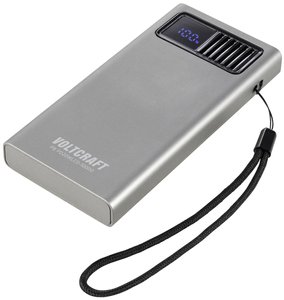 Powerbank VOLTCRAFT PB PD20WLCD-10000 10000 mAh Fast Charge, Power Delivery 2.0 LiPo