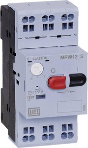 Wyłącznik silnikowy MPW12 w technologii bez użycia śrub WEG MPW12-3-D016S Przełącznik ochronny silnika 1 szt.