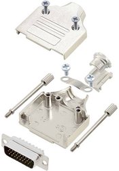 Zestaw listew męskich D-Sub TRU COMPONENTS TCMHDM15HDP26K 7709168, rzędy: 3, styki: 26, 180 °, 1 szt.