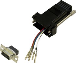 Adapter BKL Electronic 10121101 złącze żeńskie D-SUB 9-pin - złącze żeńskie RJ12