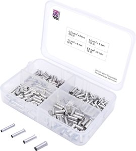 Zestaw końcówek rurkowych TRU COMPONENTS T1903C022, Bez izolacji, 0.75 mm²  x 8 mm, 300 szt.