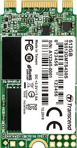 Dysk wewnętrzny SSD SATA M.2 2242 512 GB Transcend 430S M.2 SATA 6 Gb/s Produkt nowy
