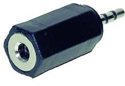 Adapter jack  złącze męskie jack 2,5 mm - złącze żeńskie jack 3,5 mm Stereo TRU COMPONENTS 1559808  1 szt.