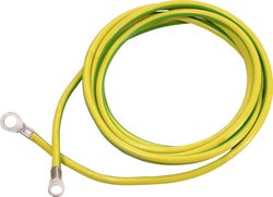 As-Schwabe kabel uziemiający 3 m, żółty/zielony 3m H07V-K 16mm AS Schwabe 70869, 3.00 m, Zawartość: 1 szt.