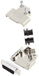 Zestaw listew żeńskich D-Sub Amphenol L17D45PK-M-09+L77HDE15S, rzędy: 3, styki: 15, 45 °, 1 szt.