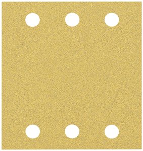 Papier ścierny EXPERT C470 z 6 otworami do szlifierki oscylacyjnej, 115 x 107 mm, G 60, 10 sztuk. Papier ścierny do szlifierki Bosch Accessories EXPERT C470 2608900891 115 mm 10 szt.