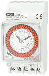 Przekaźnik czasowy do montażu na szynie nośnej Suevia DinO Sup D, 1 zestyk przełączny, 16 A, 250 V/AC