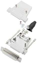 Zestaw listew żeńskich D-Sub encitech DTSL25-LJSRG-T-HDS44-W-K 6355-8041-13, rzędy: 3, styki: 44, 180 °, 1 szt.