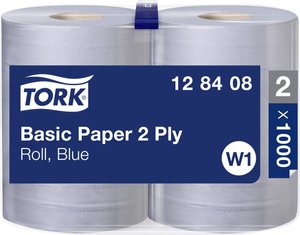 Ściereczki papierowe standardowe, rolka niebieska W1 Recznik papierowy TORK 128408 1 szt.