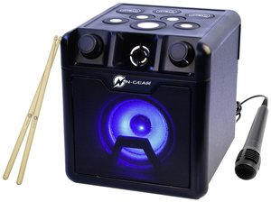 N-GEAR Play drums »N-Gear BLOCK420 elektroniczne bębny zabawkowe z głośnikiem bluetooth i mikrofonem karaoke« Zestaw do karaoke N-Gear Drum Block 420 BLOCK420, 1 szt.