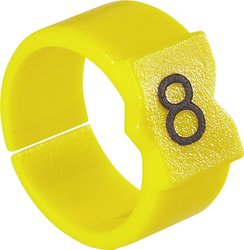 Oznacznik kablowy TE Connectivity STD12Y-P 4-1768045-0, polioksymetylen, 4.50 do 6 mm, 30 szt.