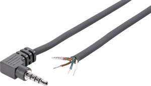 Kabel Audio ze złączem jack 3,5 mm BKL Electronic 1101084, 1,8 mb
