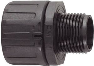 Dławica kablowa HellermannTyton HG21-S-M20, M20, O 16.7 mm, czarna