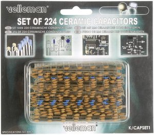Zestaw kondenstaorów ceramicznych Whadda K/CAP1 K/CAP1  1 zest.