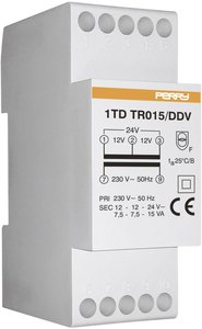 Transformator dzwonkowy Wallair 1TDTR015/DDV15VA, 12 V, 24 V