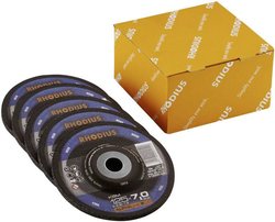 Rhodius 210750 KSM Tarcza tnąca wygięta Średnica 125 mm Średnica otworu 22.23 mm stal 1 szt.