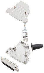 Zestaw listew żeńskich D-Sub encitech DTSL25-SJSRG-S-DBS-K 6355-0090-13, rzędy: 2, styki: 25, 45 °, 1 szt.