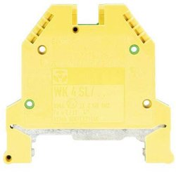 Złączka szynowa Wieland WK 4 SL/U ziel./żół.