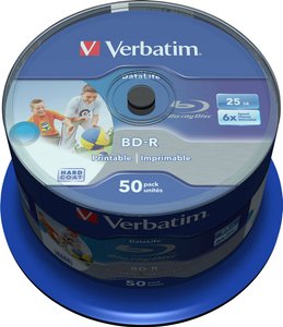 Płyta Blu-ray Verbatim 43812, 25 GB, 6 x, 50 szt.