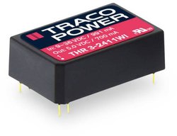 Przetwornica DC/DC, do PCB TracoPower THR 3-2423WI, 3 W, 3 V/DC, 100 mA, 1 szt.