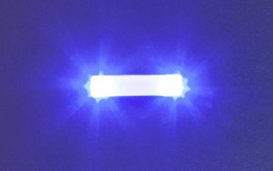 Migająca elektronika na niebiesko, 15,7 mm Faller 163763 Car System 1 szt.