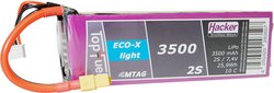 Pakiet akumulatorów (LiPo) 7.4 V 3500 mAh 10 C Hacker Softcase XT60