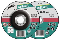 Tarcza tnąca wygięta Wolfcraft  1623300 125 mm 5 szt.