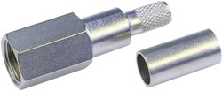 Złącze FME Telegärtner J01700A0009 J01700A0009 złącze męskie proste 50 Ω 1 szt.