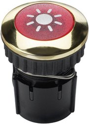 Przycisk do dzwonka Grothe 63042, 12 V/1,5 A, IP54, złoty