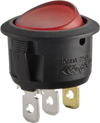 Przełącznik TRU COMPONENTS 1587645, 12 V/DC, 20 A, 1 x wył/wł, zatrzask, 1 szt.