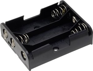 Komora baterii TRU COMPONENTS BH-331D 3 x AA, Połączenie lutowane