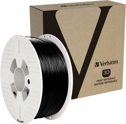 Filament do drukarek 3D PETG Verbatim 55052, Średnica filamentu: 1.75 mm, 1 kg, czarny