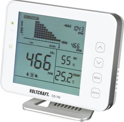 Miernik dwutlenku węgla VOLTCRAFT CO-110 0 - 5000 ppm