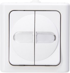 Przełącznik seryjny Komplet Kopp BlueElectric 560502004, biały