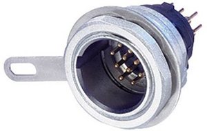 Złącze męskie okrągłe Neutrik MPM12-V, styki:12, 50 V/AC, 3 A, 1 szt.