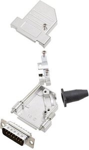 Zestaw listew męskich D-Sub Amphenol L17DTSL09-RG-LJS-S+L717SDE09P, rzędy: 2, styki: 9, 45 °, 1 szt.