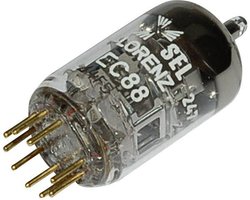 Lampa elektronowa EC EC 88  EC 88 Ilość biegunów 9 Trzonek Noval Opis: Trioda