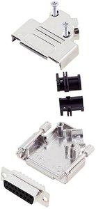 Zestaw listew żeńskich D-Sub TRU COMPONENTS TCD45ZK15DMSK 7708688, rzędy: 2, styki: 15, 45 °, 1 szt.