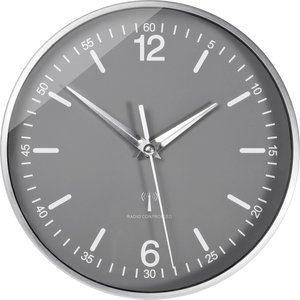 TFA Dostmann 60.3503 Sterowany radiowo Zegar ścienny 19.5 cm x 5 cm aluminiowy